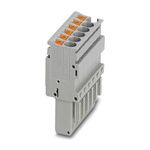 Phoenix Contact Pluggable Terminal Block, Plug, Push In Termination
