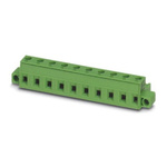 Phoenix Contact 7.62mm Pitch 7 Way Pluggable Terminal Block, Plug, Cable Mount, Screw Termination