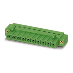 Phoenix Contact 7.62mm Pitch 11 Way Pluggable Terminal Block, Header, Through Hole, Solder Termination