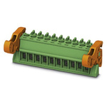 Phoenix Contact 3.5mm Pitch 11 Way Pluggable Terminal Block, Plug, Cable Mount, Screw Termination