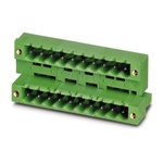 Phoenix Contact 5.08mm Pitch 10 Way Pluggable Terminal Block, Header, Solder Termination