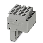 Phoenix Contact 7 Way Pluggable Terminal Block, Plug, Spring Cage Termination
