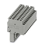 Phoenix Contact 11 Way Pluggable Terminal Block, Plug, Spring Cage Termination