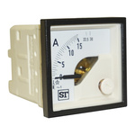 Sifam Tinsley Sigma Analogue Panel Ammeter 15A AC, 48mm x 48mm Moving Iron