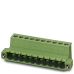 Phoenix Contact 5.08mm Pitch 12 Way Pluggable Terminal Block, Inverted Plug, Cable Mount, Screw Termination
