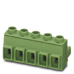 Phoenix Contact 7.62mm Pitch 3 Way Pluggable Terminal Block, Plug, Cable Mount, Screw Termination