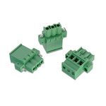 Wurth Elektronik 5mm Pitch 5 Way Horizontal Pluggable Terminal Block, Plug, Cable Mount, Solder Termination
