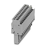 Phoenix Contact 5.2mm Pitch 11 Way Pluggable Terminal Block, Plug, DIN Rail, Spring Cage Termination