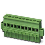 Phoenix Contact 5mm Pitch 2 Way Pluggable Terminal Block, Plug, Plug-In