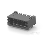 TE Connectivity 5mm Pitch 4 Way Pluggable Terminal Block, Header, Through Hole