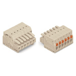 Wago 3.5mm Pitch 3 Way Pluggable Terminal Block, Plug, Through Hole