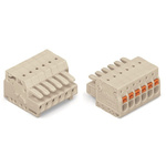 Wago 3.5mm Pitch 10 Way Pluggable Terminal Block, Plug, Through Hole