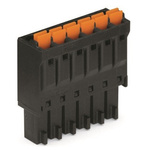 Wago 3.5mm Pitch 2 Way Pluggable Terminal Block, Plug