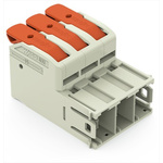 Wago 10.16mm Pitch 3 Way Pluggable Terminal Block, Plug