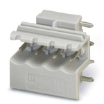 Phoenix Contact 5mm Pitch 4 Way Right Angle Pluggable Terminal Block, Header