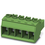 Phoenix Contact 7.62mm Pitch 3 Way Pluggable Terminal Block, Plug, Through Hole