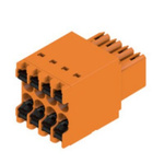 Weidmuller 3.5mm Pitch 8 Way Pluggable Terminal Block, Plug, PCB Mount