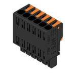 Weidmuller 5mm Pitch 6 Way Pluggable Terminal Block, Plug, PCB Mount