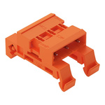 Wago 7.62mm Pitch 3 Way Horizontal Pluggable Terminal Block, Pin Header, DIN Rail Mount, Pin Termination