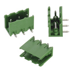 Wurth Elektronik 5.0mm Pitch 2 Way Right Angle Pluggable Terminal Block, Header, Through Hole, Solder Termination
