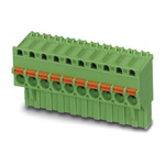 Phoenix Contact 5mm Pitch 8 Way Pluggable Terminal Block, Plug, Spring Cage Termination
