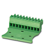 Phoenix Contact 3.81mm Pitch 12 Way Pluggable Terminal Block, Plug, Cable Mount, Screw Termination