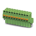 Phoenix Contact 5mm Pitch 7 Way Pluggable Terminal Block, Plug, Spring Cage Termination