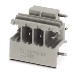 Phoenix Contact 5.0mm Pitch 4 Way Pluggable Terminal Block, Header, Solder Termination