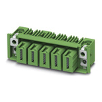 Phoenix Contact 15.0mm Pitch 2 Way Right Angle Pluggable Terminal Block, Feed Through Inverted Header, Panel Mount,