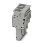 Phoenix Contact 3 Way Pluggable Terminal Block, Plug, Screw Termination