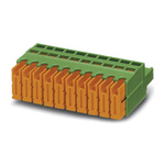 Phoenix Contact 5.08mm Pitch 12 Way Pluggable Terminal Block, Plug, Screw Termination