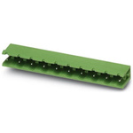 Phoenix Contact 7.5mm Pitch 10 Way Right Angle Pluggable Terminal Block, Header, Through Hole, Solder Termination