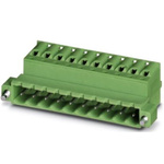 Phoenix Contact 5.08mm Pitch 5 Way Pluggable Terminal Block, Inverted Plug, Cable Mount, Spring Cage Termination