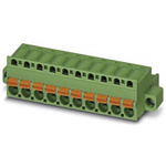 Phoenix Contact 5mm Pitch 13 Way Pluggable Terminal Block, Plug, Spring Cage Termination