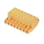 Weidmuller 5.08mm Pitch 14 Way Pluggable Terminal Block, Plug, Through Hole, Screw Termination