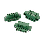 Wurth Elektronik 3.5mm Pitch 4 Way Vertical Pluggable Terminal Block, Plug, Cable Mount, Solder Termination