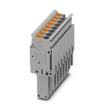 Phoenix Contact Pluggable Terminal Block, Plug, DIN Rail, Push In Termination