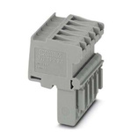 Phoenix Contact Not Applicable Pitch 5 Way Pluggable Terminal Block, Plug, DIN Rail, Spring Cage Termination