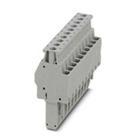 Phoenix Contact Not Applicable Pitch 10 Way Pluggable Terminal Block, Plug, DIN Rail, Screw Termination