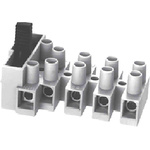 RS PRO Fuse Terminal Block, 3-Way, 16A, 10 mm² Wire, Screw Termination