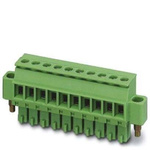 Phoenix Contact 3.81mm Pitch 2 Way Pluggable Terminal Block, Plug, Plug-In