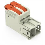 Wago 10.16mm Pitch 2 Way Pluggable Terminal Block, Plug