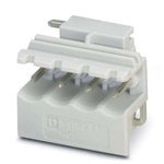 Phoenix Contact 5mm Pitch 4 Way Right Angle Pluggable Terminal Block, Header