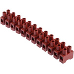 RS PRO Non-Fused Terminal Block, 12-Way, 57A, 10 mm² Wire, Screw Down Termination