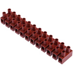 RS PRO Non-Fused Terminal Block, 12-Way, 24A, 2.5 mm² Wire, Screw Down Termination