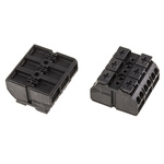 Wago 862 Series Terminal Strip, 3-Way, 32A, 20 → 12 AWG, Wire, Push-In Cage Clamp Termination