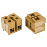 Weidmuller SAK Series Non-Fused Terminal Block, 2-Way, 41A, 22 → 10 AWG Wire, Screw Termination