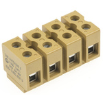 Weidmuller SAK Series Non-Fused Terminal Block, 4-Way, 41A, 22 → 10 AWG Wire, Screw Termination