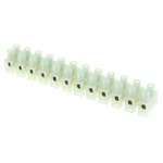 RS PRO Non-Fused Terminal Block, 12-Way, 57A, 10 mm² Wire, Screw Down Termination
