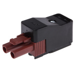 RS PRO Non-Fused Terminal Block, 2-Way, 16A, 2.5 mm² Wire, Screw Down Termination